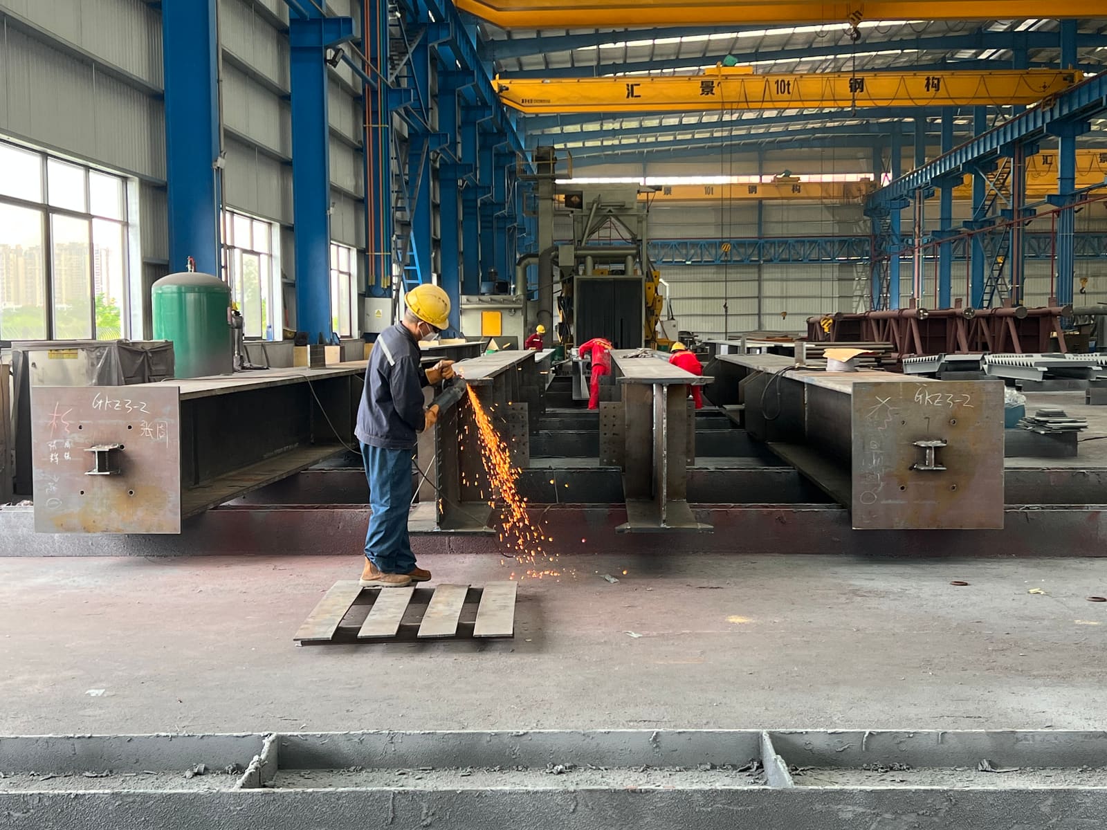 ExcelSteel steel fabrication workshop in China